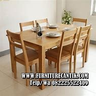 Meja Makan Kayu Modern